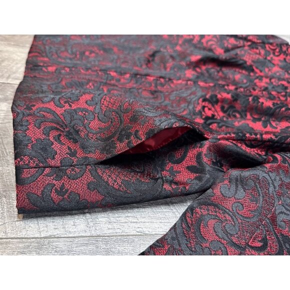 Allison Daley Blazer Suit Jacket Womens 6P Petite Red Romance Zip Up Pockets NEW - Picture 5 of 10